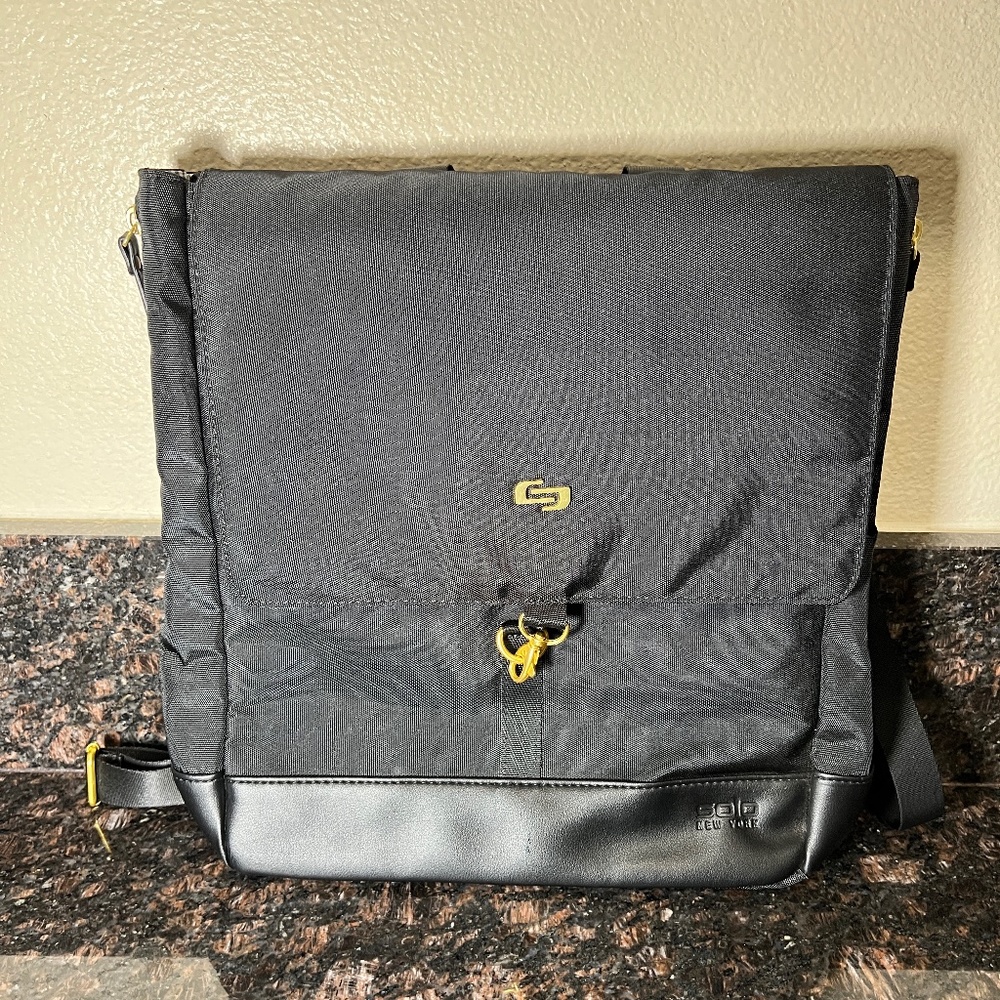 Solo Austin Hybrid 13.3 Inch Laptop Backpack Tote Black
